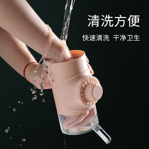 Automatic dog drinking fountain, dog cage hanging drinking bottle, pet automatic water feeding machine, ball licking water feeder