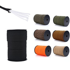 Amazon 100m polypropylene reel outdoor 4mm rescue bundled tent rope climbing braided rope nine-core parachute rope