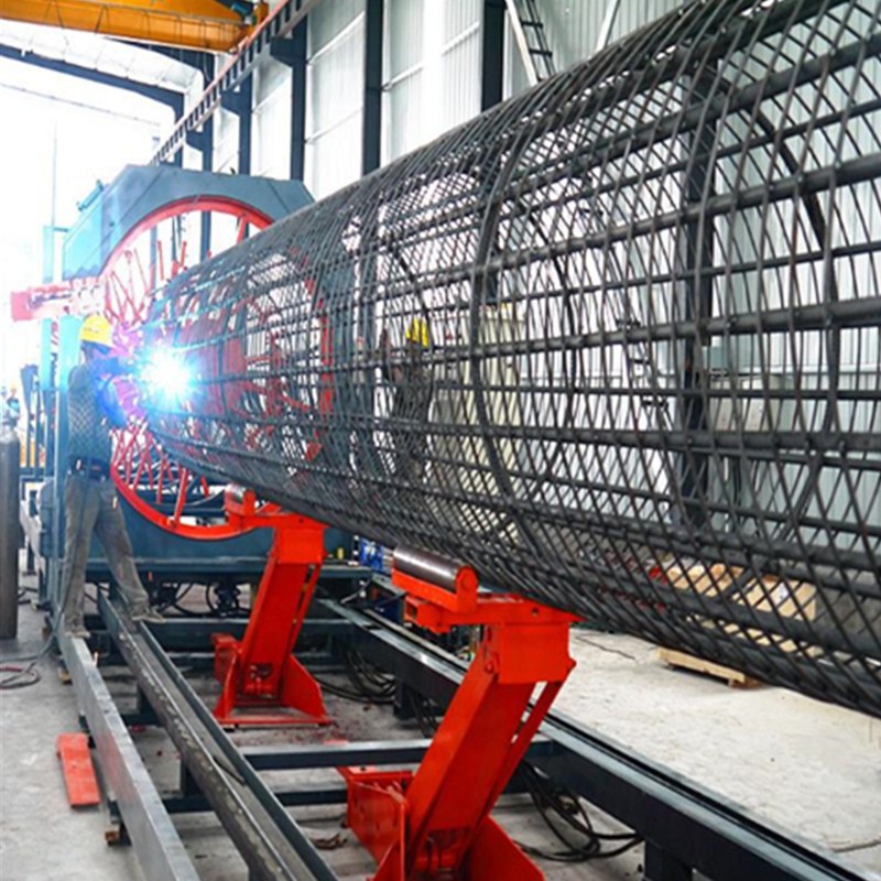 桩基钢筋笼加工设备全自动数控钢筋滚焊机厂家钢筋滚笼机