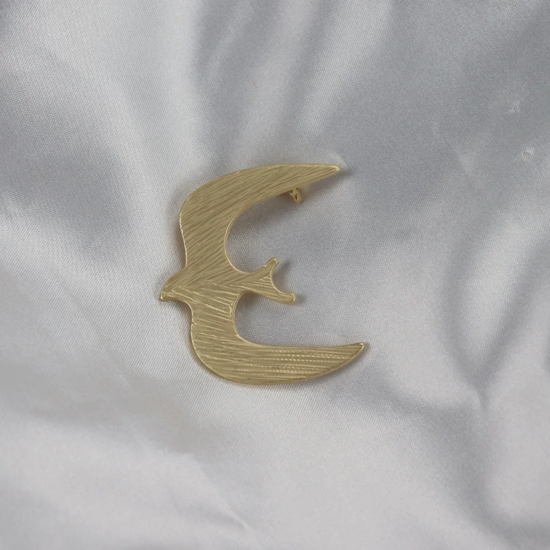 Japanese matte brooch, accessory lapel pin, style