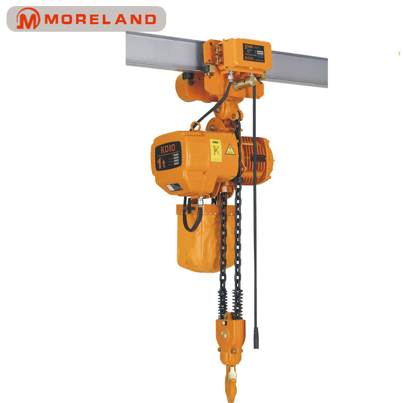 环链电动葫芦 1T2T运行式工业升降提升机HSY型仓库链条电动起重机