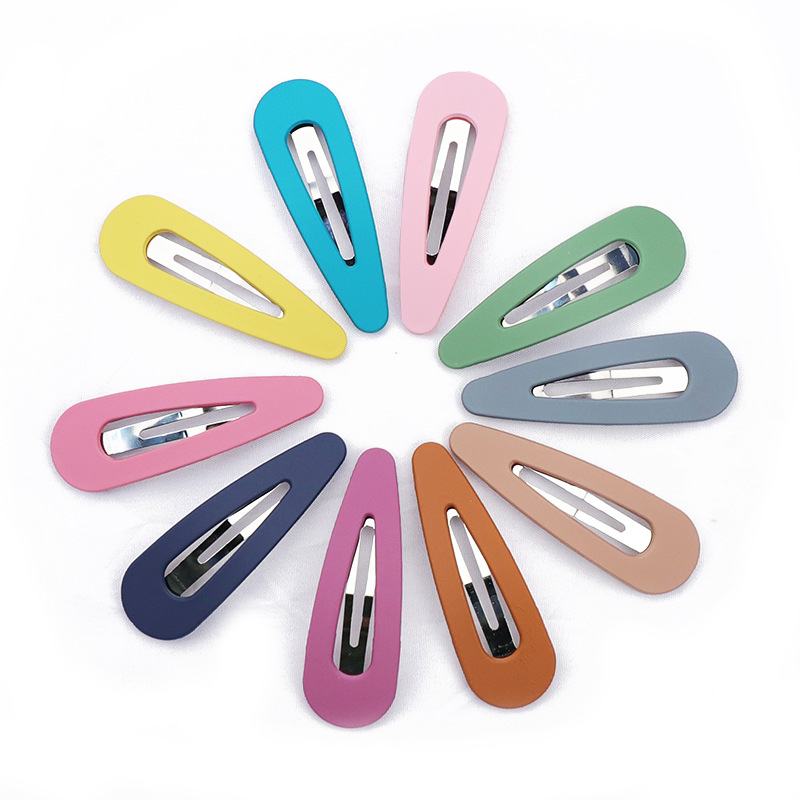 7cm Large Frosted ins Cyber Celebrity Bb Clip Hairpin Bangs Clip Side Clip Top Clip Korean Hairpin Hair Accessories Macaron