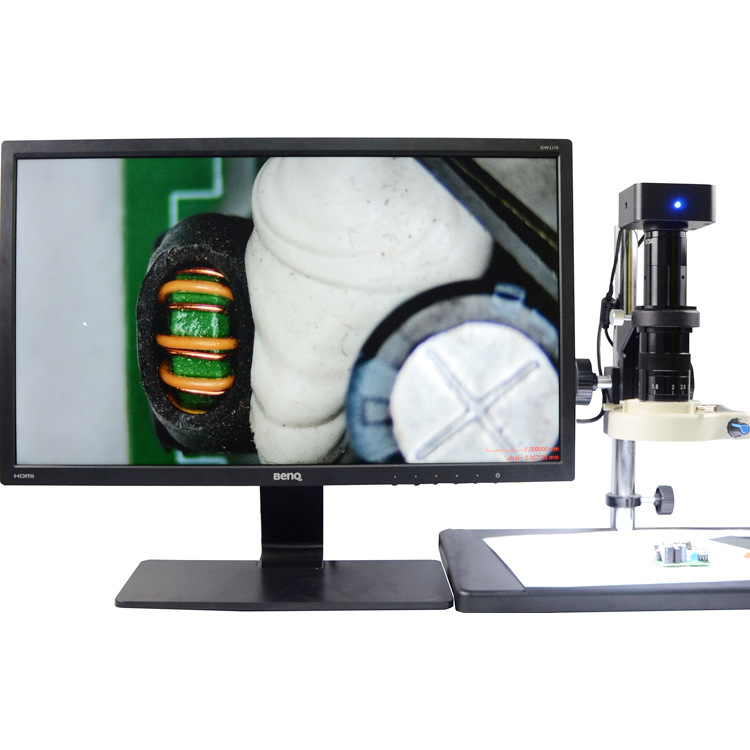 视频高清2K测量电子显微镜  线路板手机维修 3800万 4K工业相机