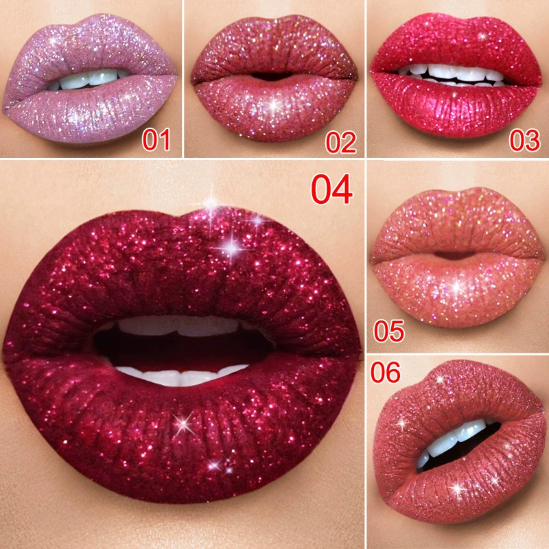 Shiny matte metal moisturizing comfortable lip gloss, internet celebrity