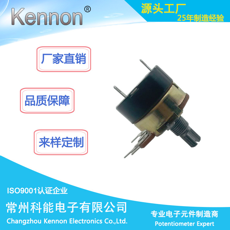 WH138 24mm带开关电位器