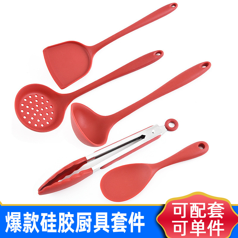 Силиконовая кухонная утварь Комплект ложки набор ложки для приготовления пищи на кухне