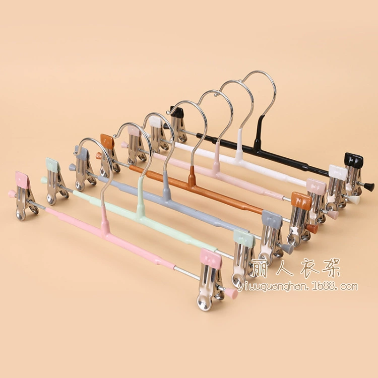 Бытовая сушка пластиковых погружений прочные брюки клип Юбка Клип бесшовные из нержавеющей стали многофункциональная металлическая стойка для брюк хранение брюк оптом