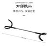 Outdoor steam -linked camping multifunctional metal two -way tent lamp Pig tail hook h -shaped double -headed hook