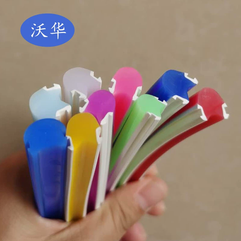 Поставка неоновой силиконовой уплотнительной ленты второго поколения неоновый световод силиконовая уплотнительная лента Светодиодная лента уплотнительная лента