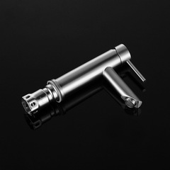 SUS304 stainless steel washbasin single hole hot and cold faucet basin bathroom countertop basin washbasin faucet