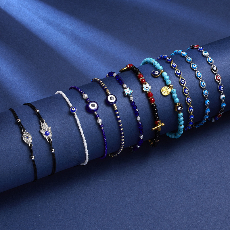 Aliexpress Ebay Blue Eye Beaded Bracelet Evil Eye Fashion Wholesale Handmade Pumpkin Skull Fashion Commuter Style Aliexpress Ebay Blue Eye Beaded Bracelet Evil Eye Fashion Wholesale Handmade Pumpkin Skull Fashion Commuter Style