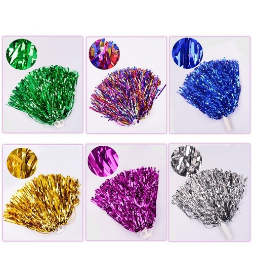 Plain filament encrypted flower ball cheerleading team cheerleading flower ball holding flower school sports event event cheering props