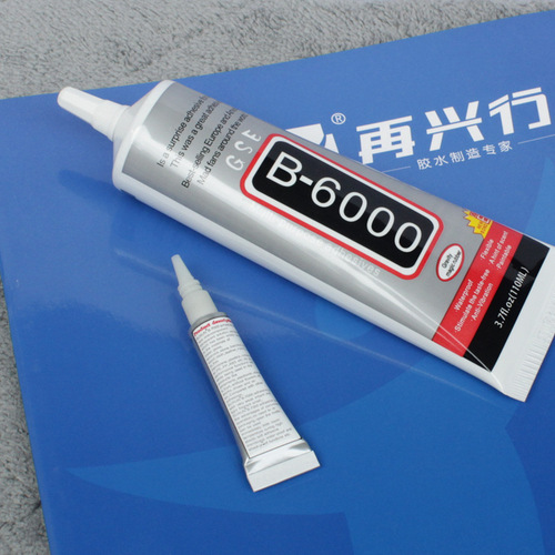 B6000 glue DIY handmade jewelry acrylic rhinestone glue sticker rhinestones repair glue with needle included wholesale manufacturer