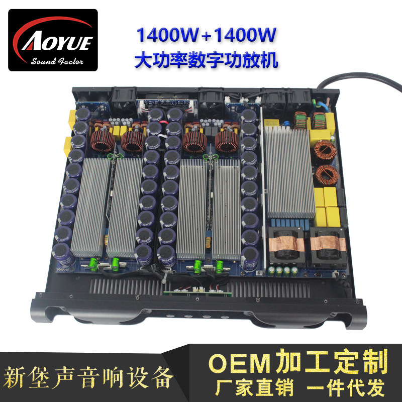 Aoyue amplificador puro nivel trasero amplificador digital de alta potencia etapa profesional fiebre HiFi ultrafino 1u rendimiento de audio