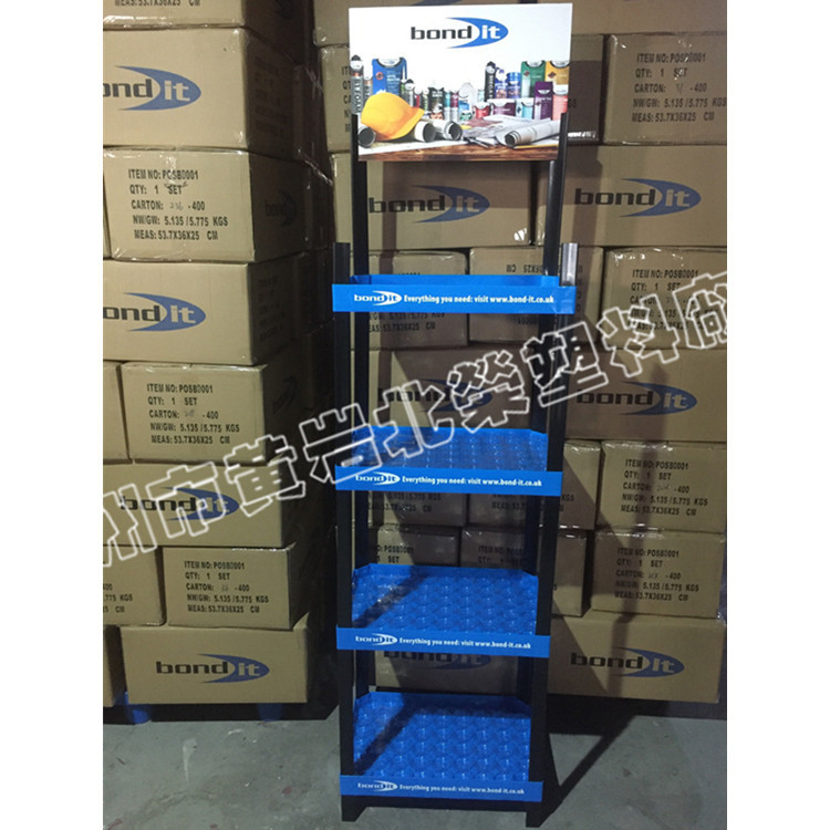 三层70*35机油瓶子口杯热水瓶茶杯奶瓶纸杯酒塑料货架展示架