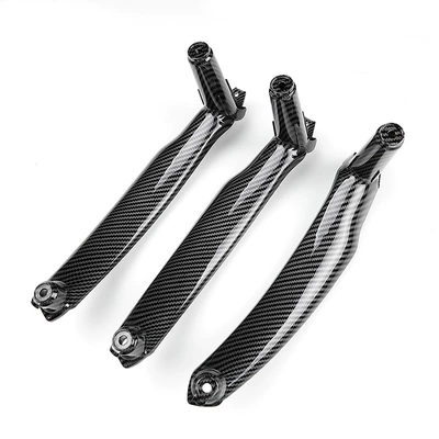Suitable for BMW X5 inner handle E70 door inner handle X6 inner handle E71 door handle carbon fiber inner handle (Armrest, handle, handle) - old-e70-set-carbon-fiber-pattern