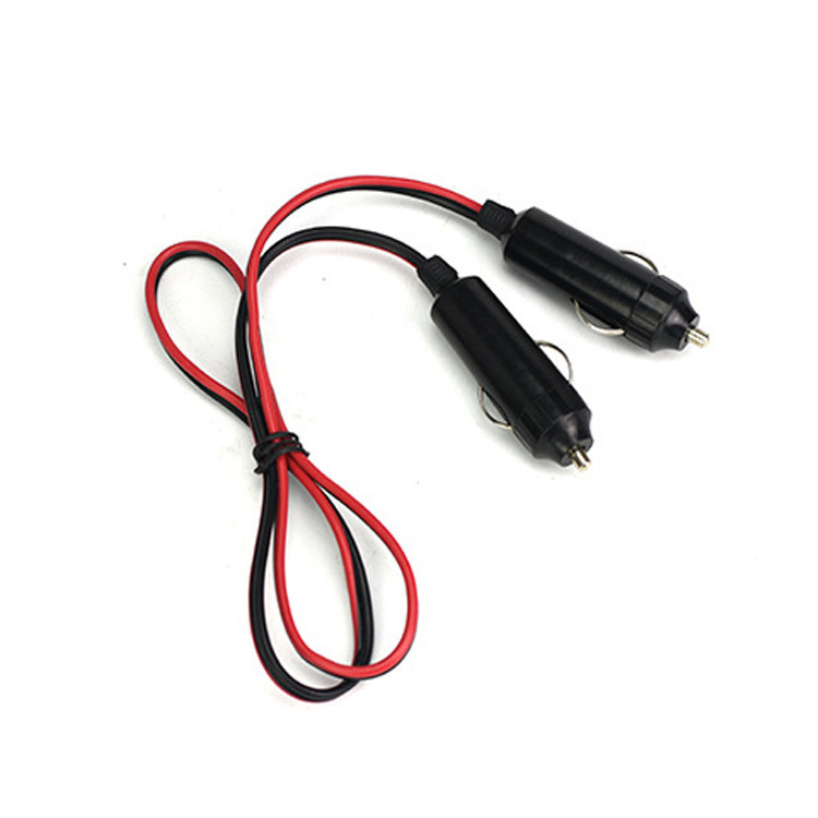 【厂家直销】外皮PVC双头点烟器红头点烟头胶木雪茄头车载充电器