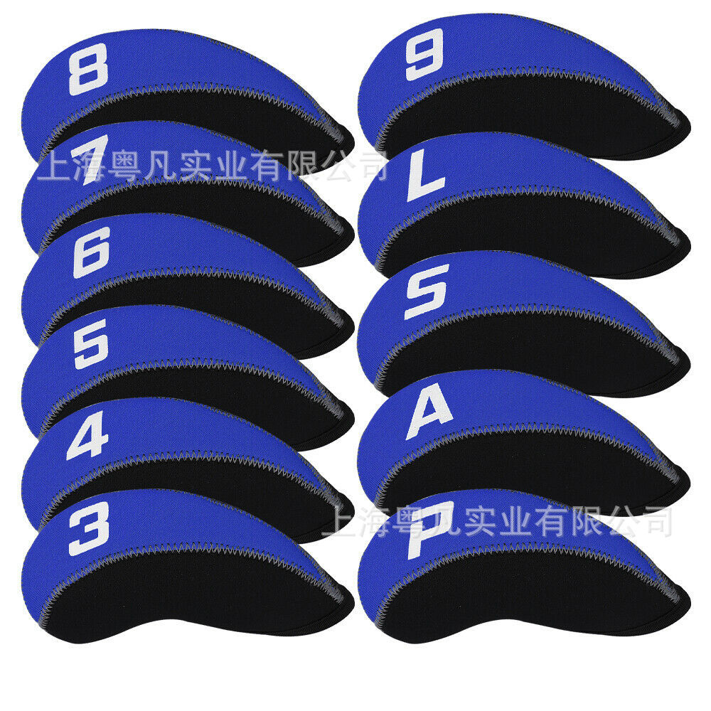 Juego de palos Juego de gorra digital Juego de accesorios de práctica Golfheadcover Juego de hierros Juego de palos de golf con bandera nacional
