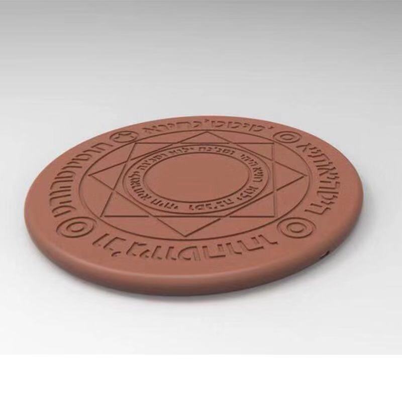 Matriz mágica Cargador inalámbrico Diámetro 25CM con efecto de sonido Marquesina 10W Carga rápida Base de carga inalámbrica para teléfono móvil