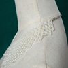 Retro false collar from pearl, sweater, accessory handmade, wholesale