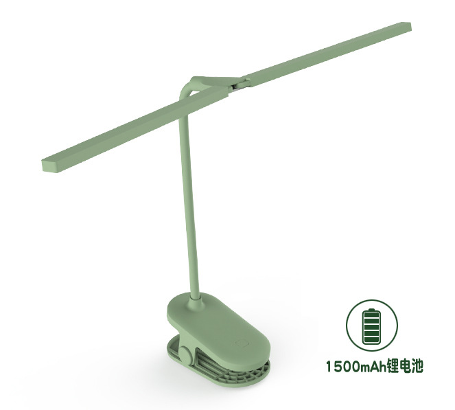 Lámpara de mesa de lectura de protección ocular al por mayor con clip Lámpara de mesa usb Aprendizaje profesional Lámpara de mesa pequeña de lectura de dormitorio de protección ocular para estudiantes