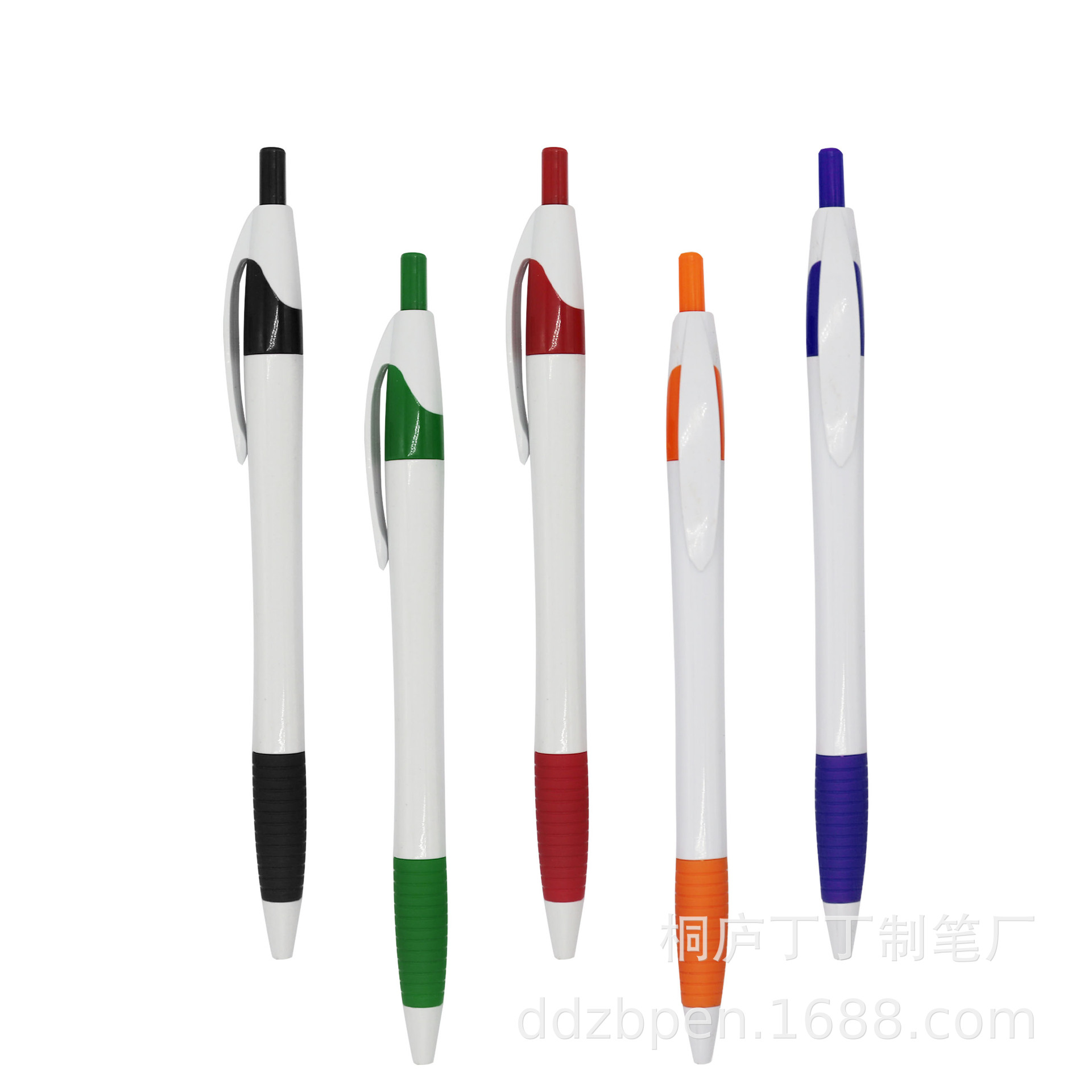 Factory Direct sales all kinds of advertising gift pen ABS/AS material with soft rubber sheath slim pen body Morandi color series