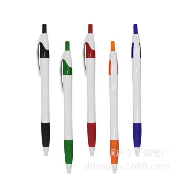 Factory Direct sales all kinds of advertising gift pen ABS/AS material with soft rubber sheath slim pen body Morandi color series