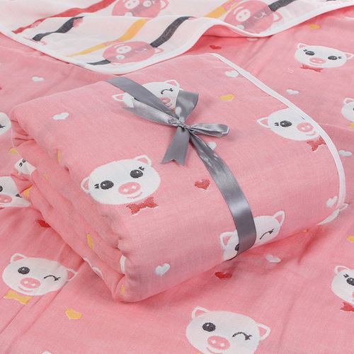 110*110cm cotton 6 six-layer gauze children's towel quilt baby gauze bath towel blanket blanket wholesale