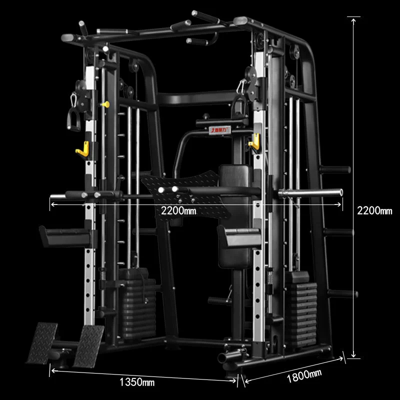 鑫聚力 J70 multifunctional Smith Machine Xiaofeng Squat Squatting Butterfly Clating Dragon Gate House Integrity