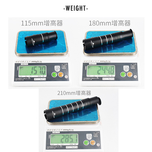 MOTSUV mountain bike bicycle stem heightener adjustable handlebar heightening front fork tube lifting extender accessories