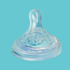 Children's pacifier, silica gel feeding bottle for new born, wide neck