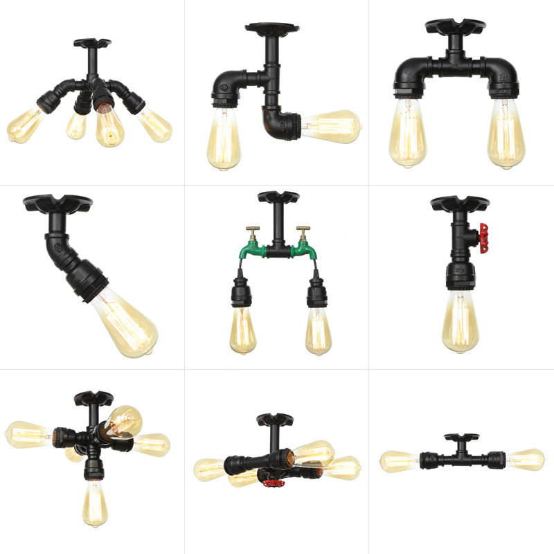 Retro creative coffee ceiling light for corridor