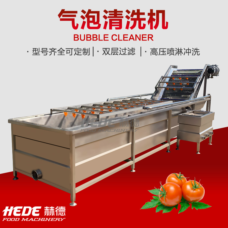 气泡高压蒲公英去泥清洗机 蒲公英清洗风干机 蒲公英茶清洗设备