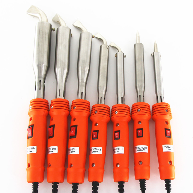 大功率带开关电烙铁80W100W150W200W300W紫铜弯头欧规英规电烙铁