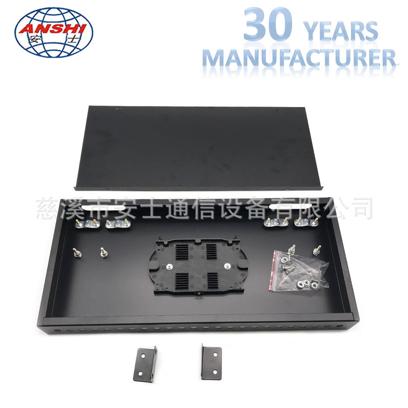 Factory Direct 24 Ports Fiber Patch Panel 12 Core Fiber Optic Cable Patch Box Terminal Box Splicing Box Factory Direct 24 Ports Fiber Patch Panel 12 Core Fiber Optic Cable Patch Box Terminal Box Splicing Box