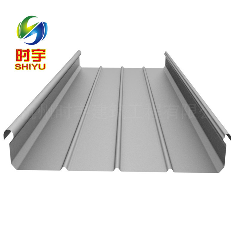 0.9mm铝镁锰屋面板 铝合金弯弧扇形板 65-330金属屋面系统