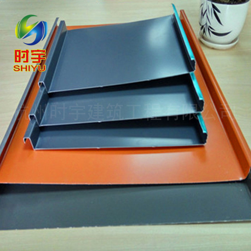 会所度假村屋面25-330矮立边屋面系统 0.8mm厚铝镁锰金属屋面板