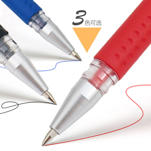 European standard gel pen black red blue ballpoint pen needle tube water refill 0.5 student stationery test pen