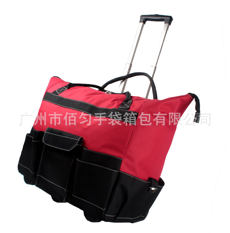 厂家做多功能手提拉杆工具包，时尚大容量工具包
