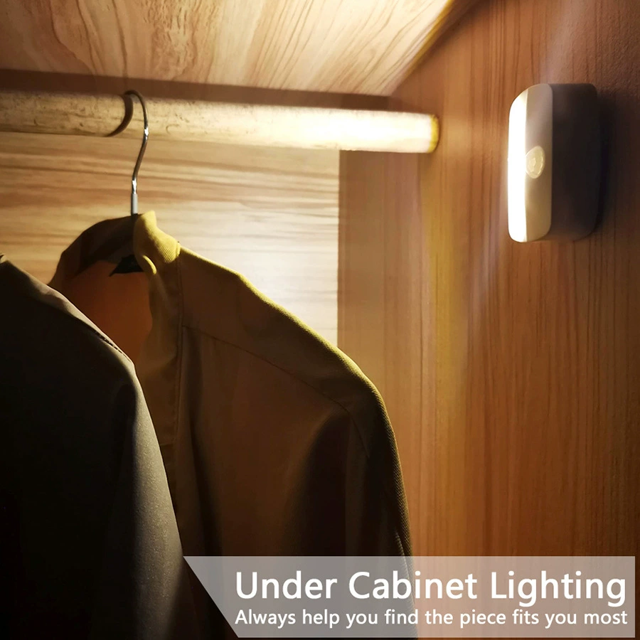 Smart physiological induction LED night light for stairs, bookcase for wardrobe, interior lighting