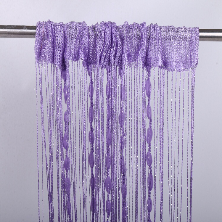 Cross-border new silver lantern line curtain wholesale home study living room bedroom partition curtain