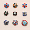 DIY jewelry accessories, new product, Hidden silver drop oil flower hood, Buddhist bead bracelet wholesale