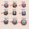 DIY jewelry accessories, new product, Hidden silver drop oil flower hood, Buddhist bead bracelet wholesale