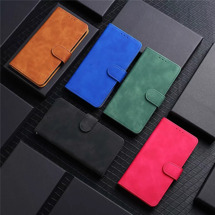 For Samsung Z Fold2 Skin-feeling Frosted Flip Cover Protective Case Wallet Card Folding Machine Mobile Phone Case Leather Case