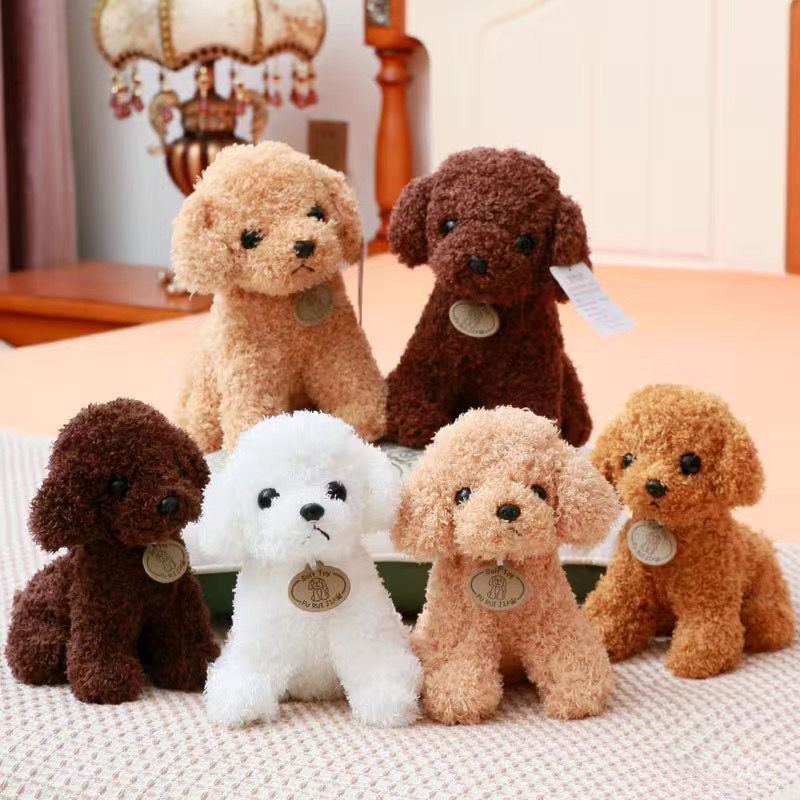 Simulación peluche perro de peluche de juguete muñeca cachorro muñeca lindo regalo para niños cumpleaños