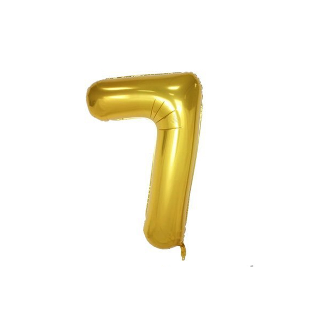 Globo digital de 16 pulgadas versión americana globo digital dorado decoración de cumpleaños de boda globo digital de papel de aluminio de 16 pulgadas