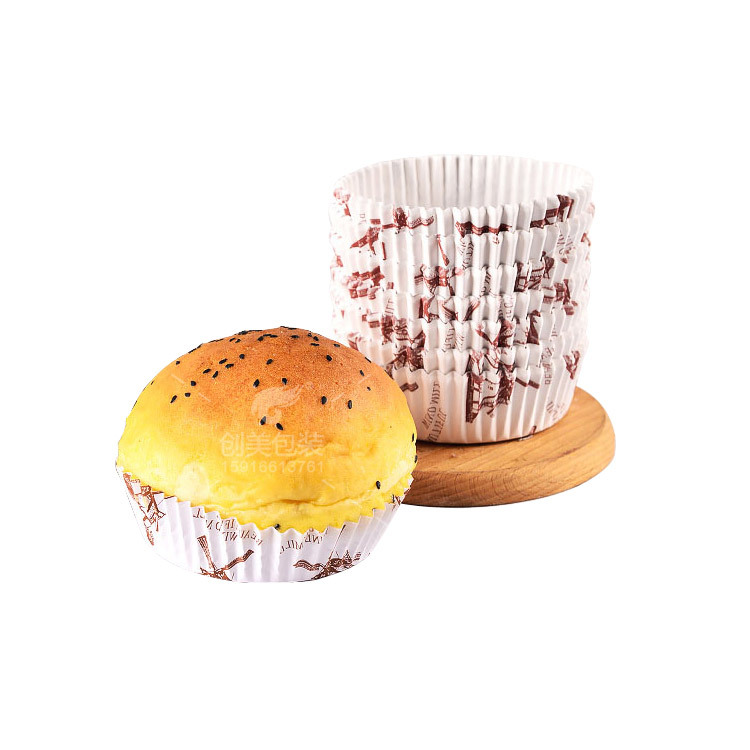 烤箱烘焙纸托 耐高温淋膜面包纸杯不定款 食品级防水淋膜纸