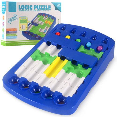 Cross-border children's logic maze puzzle finding route game toy Puzzle DIY kindergarten level toy