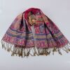 Ethnic long scarf, keep warm cloak with tassels, ethnic style, sun protection