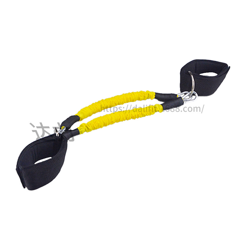 Trazador de piernas de látex de venta caliente transfronterizo entrenamiento muscular cinturón anti-rotura funda de tela entrenador de músculos de piernas